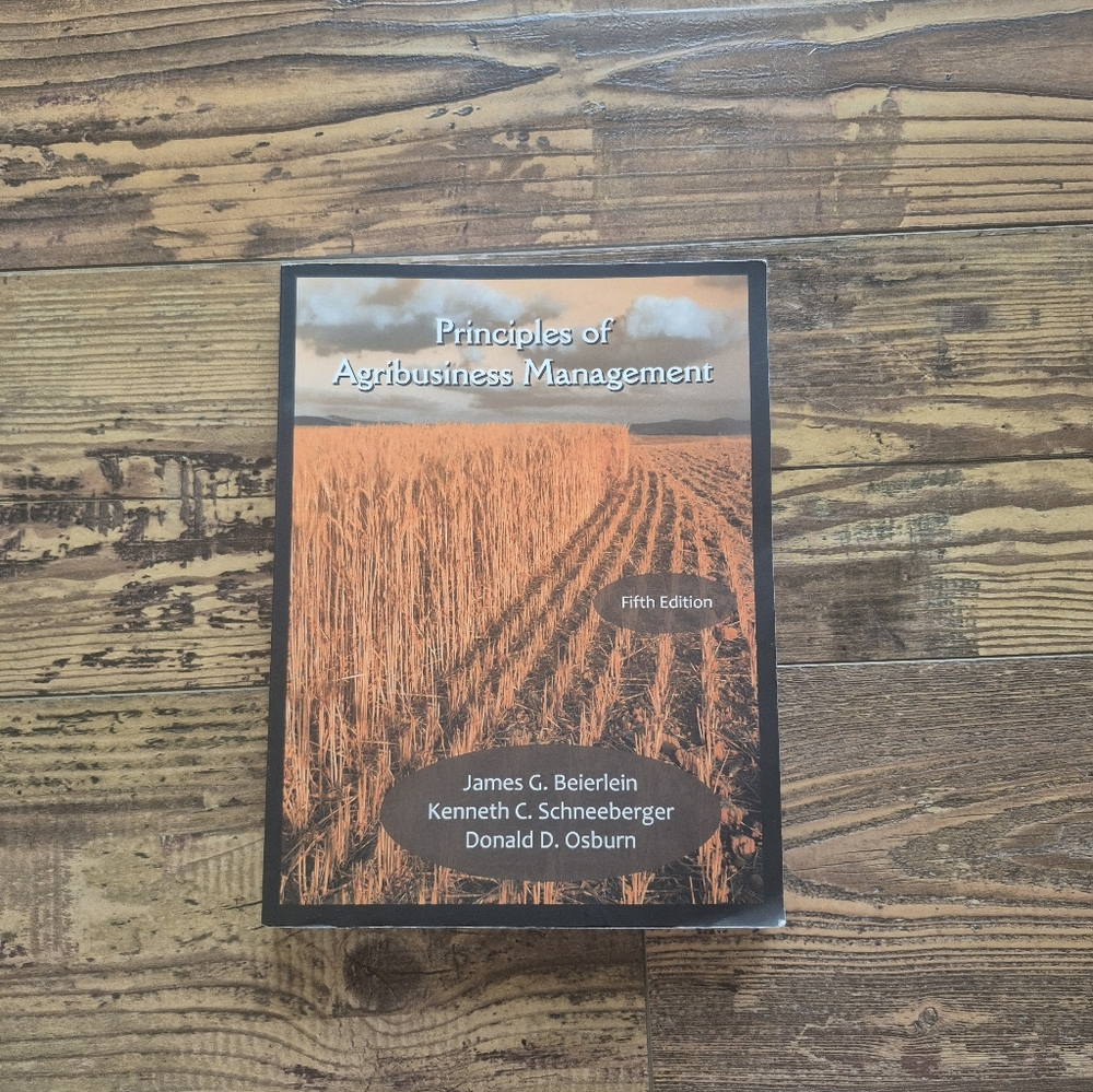 Principles Of Agribusiness Management 5th Edition Good